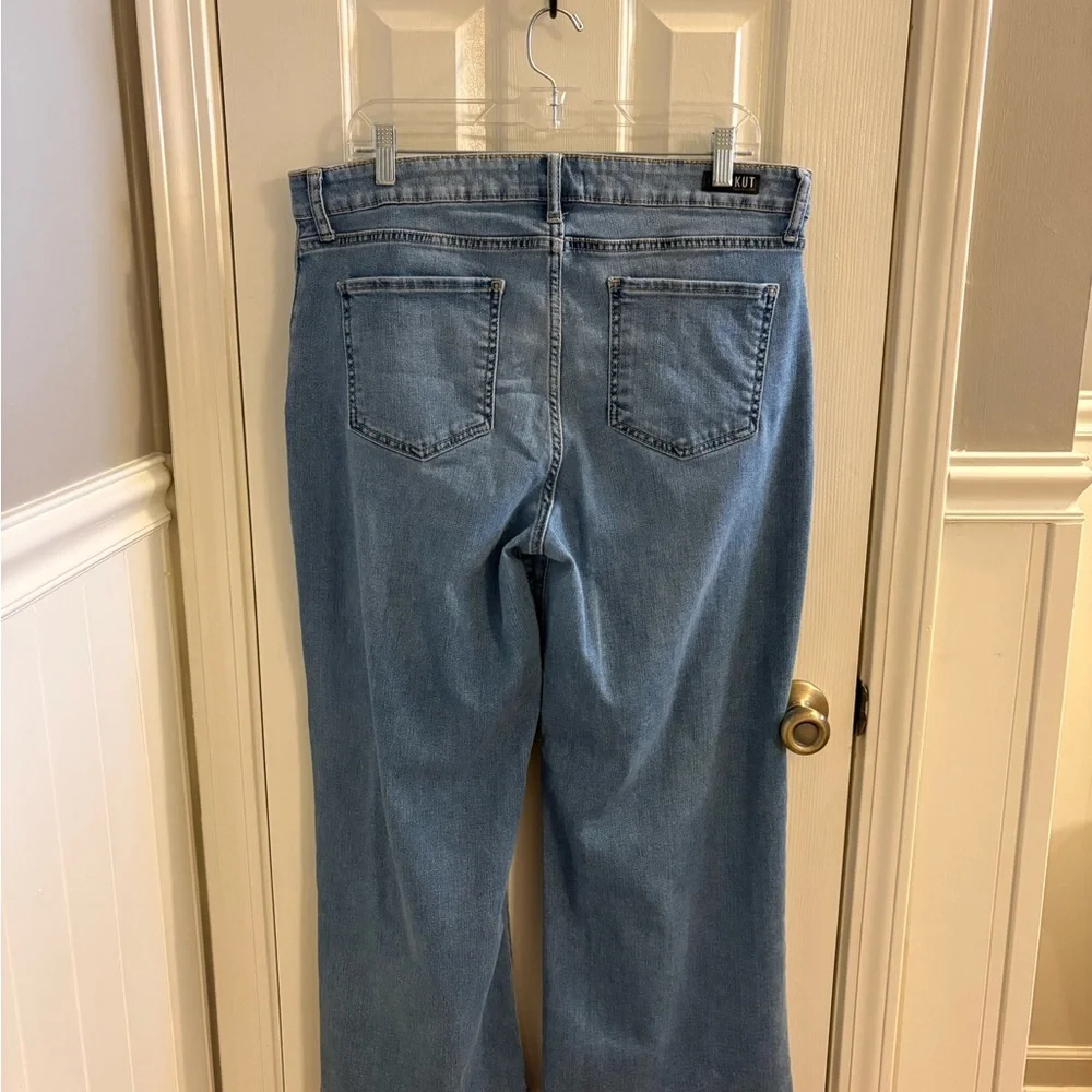 Kut from the Kloth Light Blue Wide-Leg Jeans